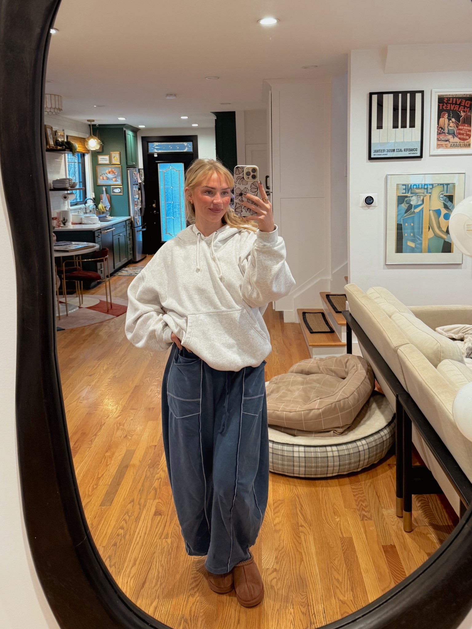 The coziest and softest sweats and hoodie I’ve ever owned. Everything runs true to size!! 