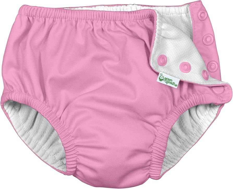 i Play Girls Reusable Absorbent Baby Swim Diapers Light Pink 18 Months | Amazon (US)