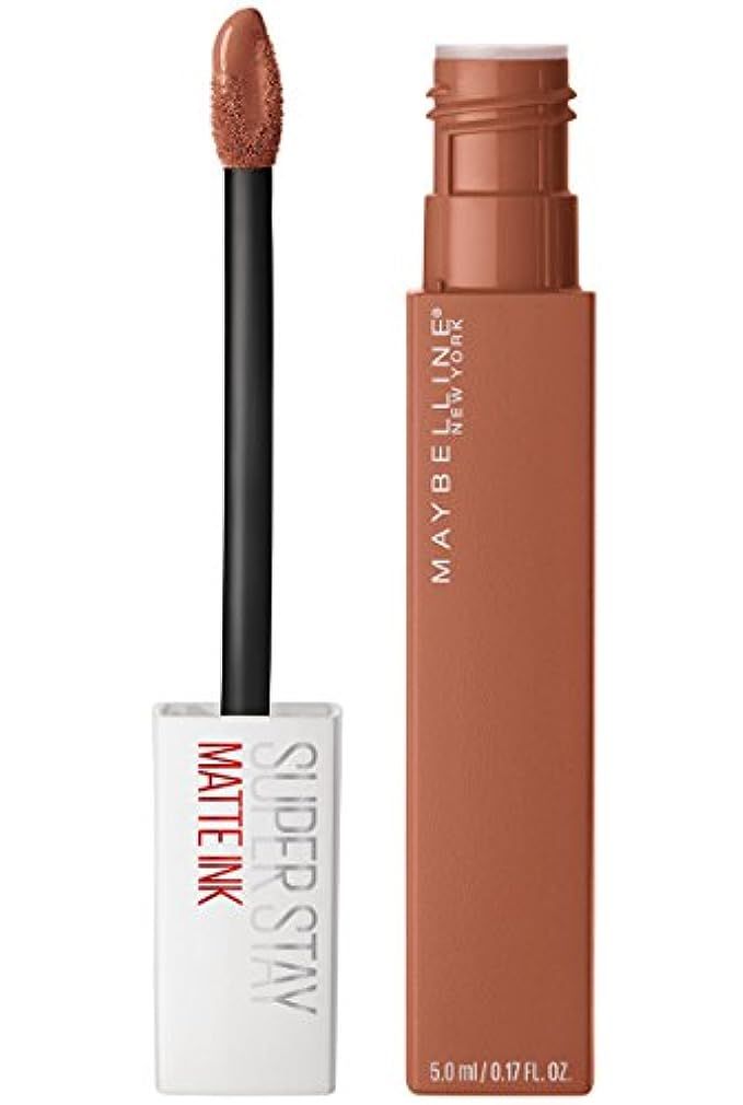 Maybelline Makeup SuperStay Matte Ink Liquid Lipstick, Fighter Nude Matte Lipstick, 0.17 fl oz | Amazon (US)