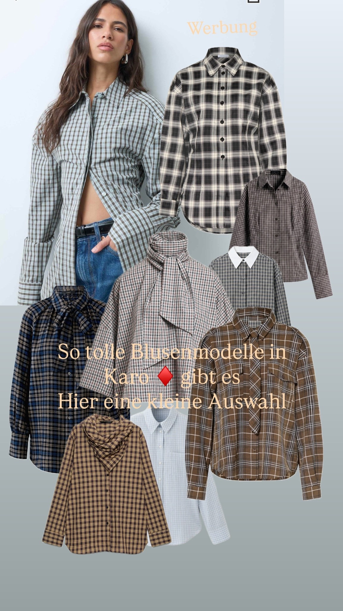 Blusen Modelle im Karo ♦️ ob tailliert oder oversized 

Karoblusen Karohemd

#LTKautumn #LTKstyletip