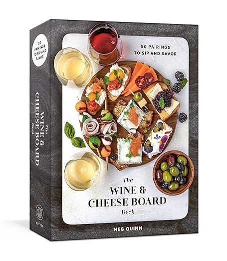 The Wine and Cheese Board Deck: 50 Pairings to Sip and Savor: Cards     Cards – October 10, 202... | Amazon (US)