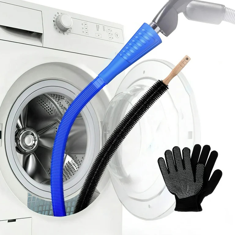 4PCS Dryer Vent Cleaning Kit, Dryer Vent Cleaner Brush ,Vacuum Attachment ,Dark Blue | Walmart (US)