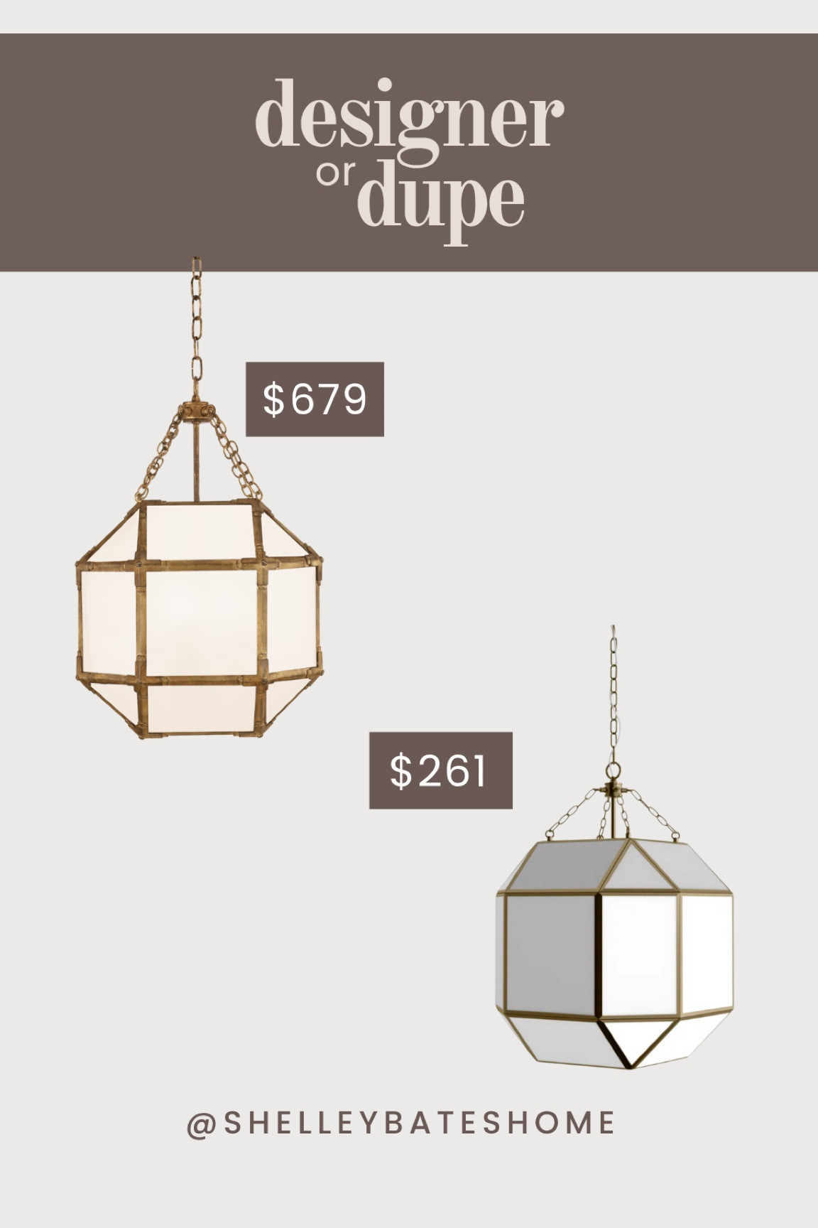I had the Visual Comfort lantern in our last home and loved it so much! Here is a fabulous dupe that has great reviews. 

Light fixture, statement lighting, modern light fixture, farmhouse lighting, ceiling light, pendant light, flush mount light, chandelier, sconce lighting, wall light fixture, timeless lighting, vintage light fixture, rustic lighting, brass light fixture, matte black lighting, gold light fixture, industrial light, Scandinavian lighting, minimalist light, traditional light fixture, kitchen lighting, bathroom light, bedroom light fixture, dining room chandelier, entryway lighting, hallway light, living room lighting, affordable lighting, designer light fixture, Amazon light fixture.

#LTKHome #LTKSaleAlert