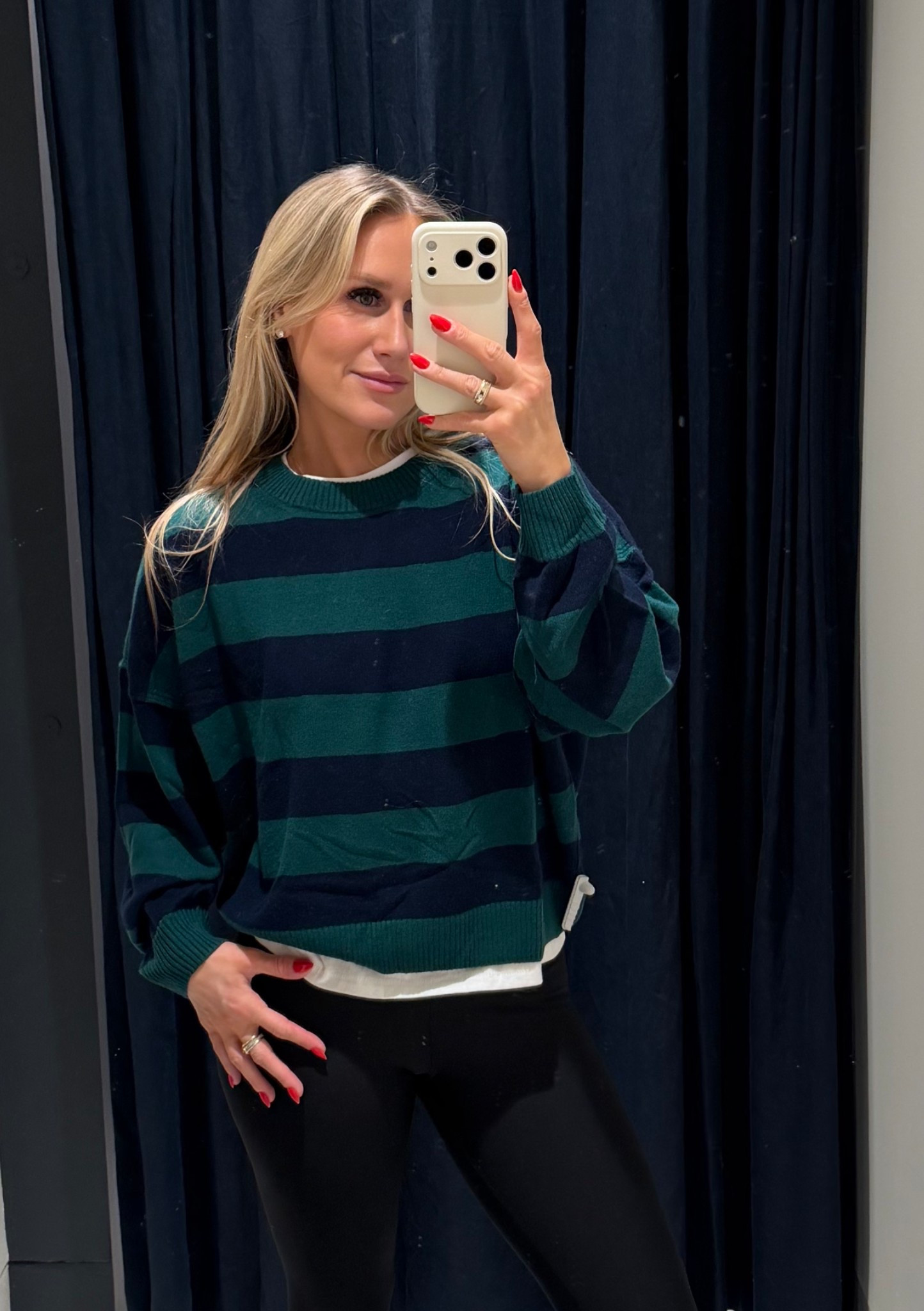 Em here (Susie’s daughter)! Obsessing over this J.Crew sweater I tried on in NY with a white tee underneath. I would style with light wash jeans (and flip flops once the weather gets a little warmer 😉).

#LTKootd #LTKSeasonal #LTKdayinmylife