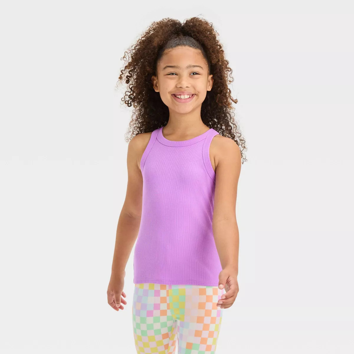 Girls' Ribbed Tank Top - Cat & Jack™ White S | Target