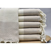 Turkish Peshkir, Tan Hand Towel, Face Dish Kitchen Decor Head Service Towel 16 X 40 Inch, Kusgozu-Pshkr | Etsy (US)