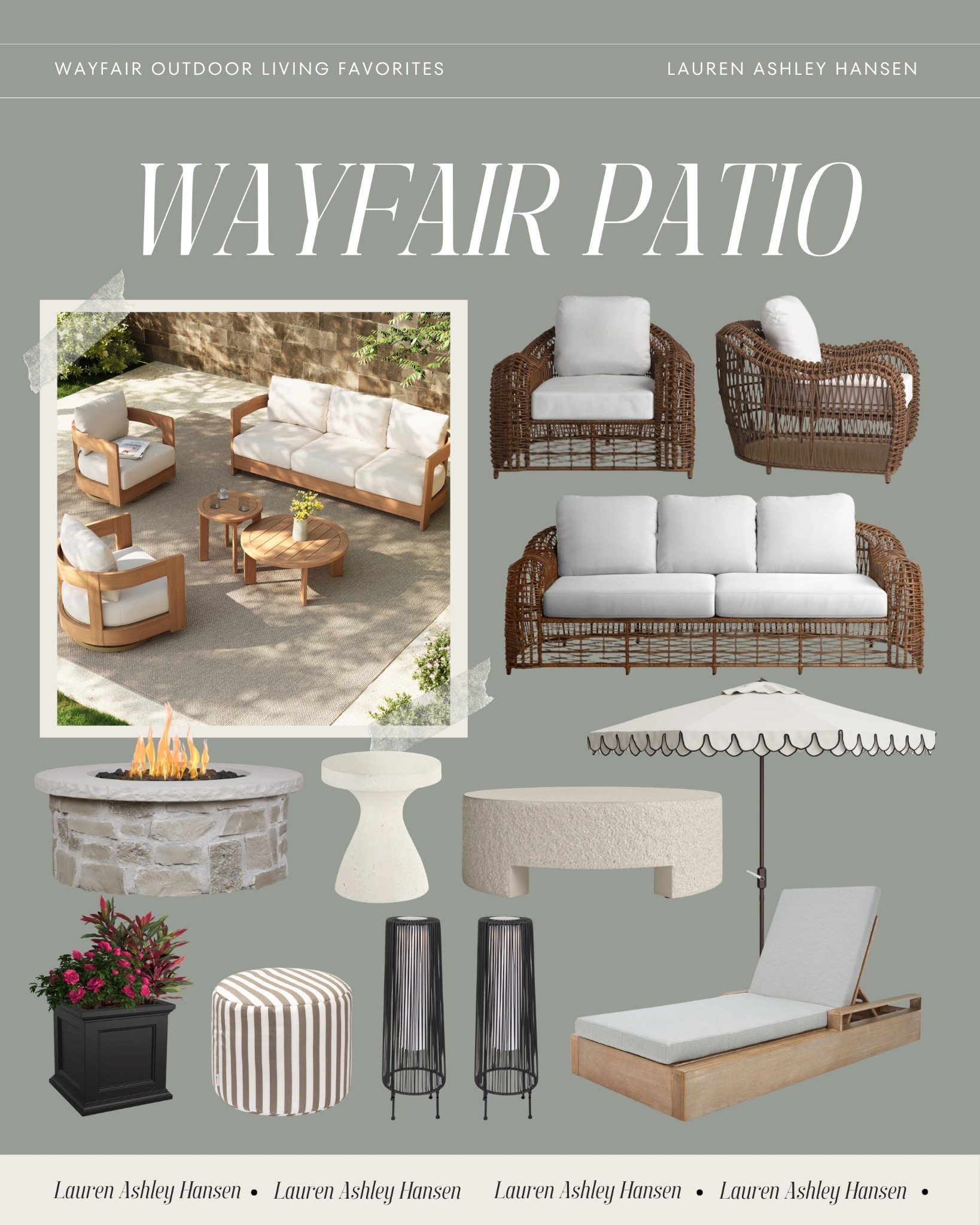 I love a layered and cozy backyard patio set up! Wayfair is having their huge Spring Cyber Sale right now which includes outdoor favorites! Save up to 80% off plus get FAST (& often free) shipping across their site! 

#LTKHome #LTKSaleAlert