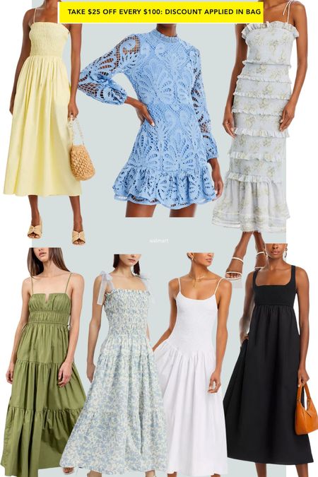 Get $25 off for every $100 you spend on qualifying purchases at Bloomingdale’s. Here are my picks for dresses for summer. So many wedding guest dress options here for summer weddings! 🤩 

#LTKSaleAlert #LTKWedding #LTKStyleTip