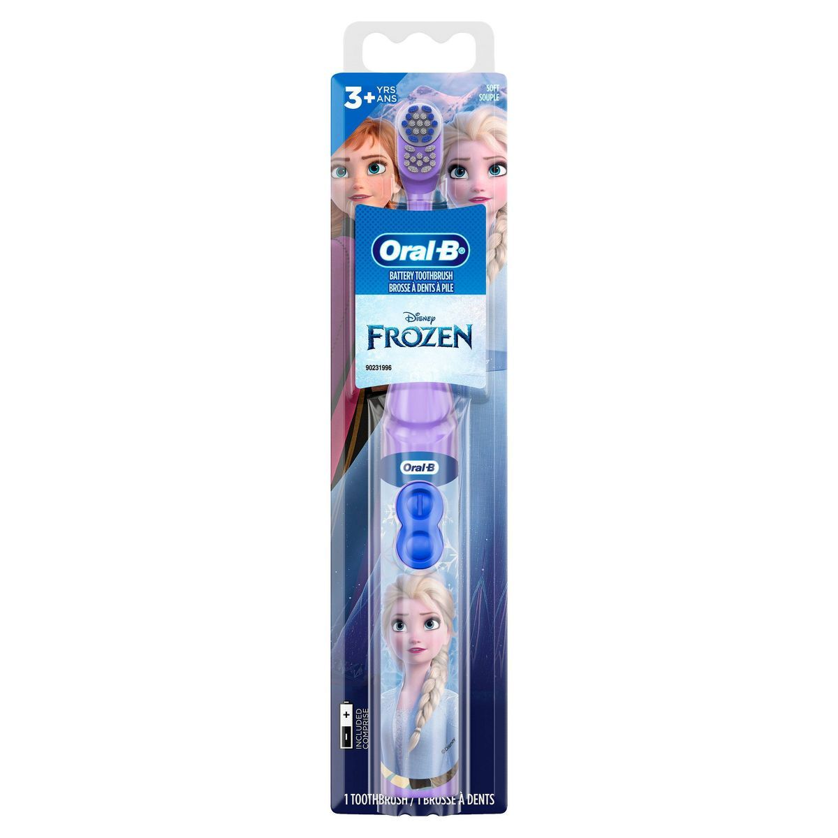 Oral-B Kid's Battery Toothbrush featuring Disney's Frozen, Soft Bristles, for Kids 3+ | Target