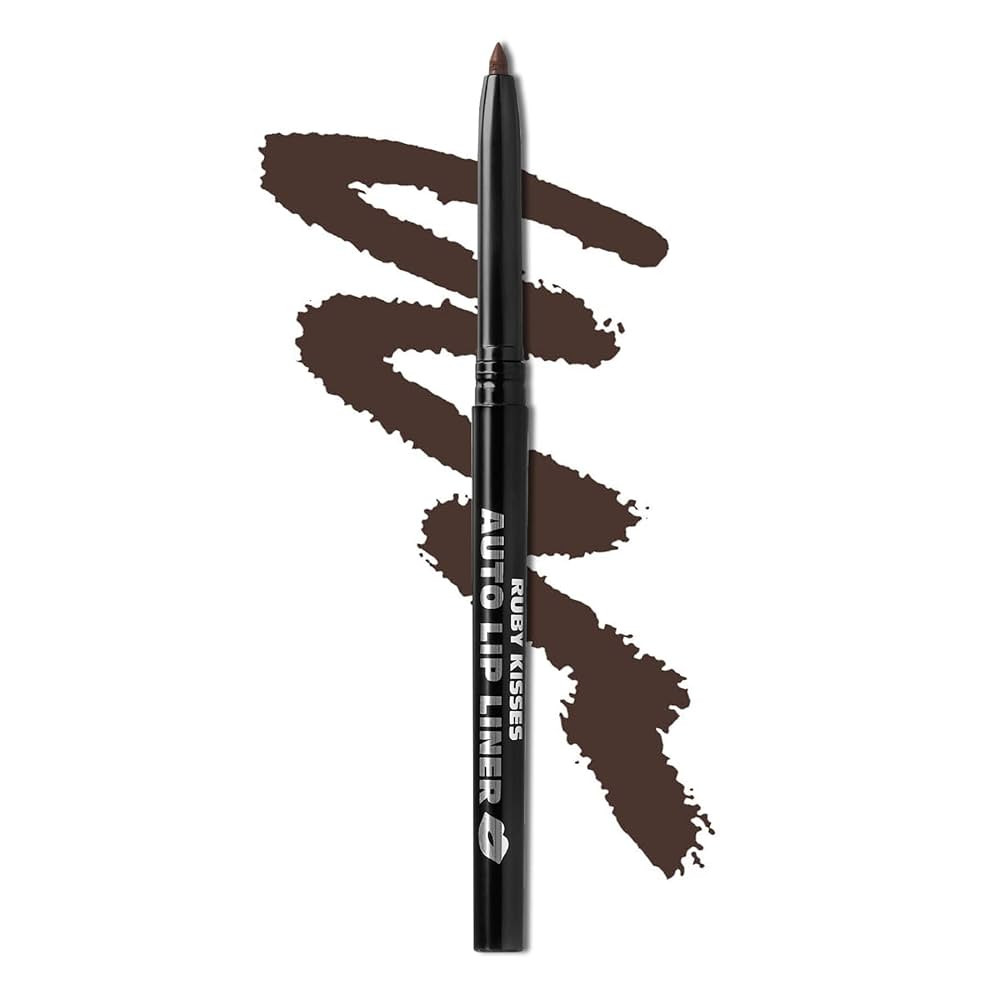 Ruby Kisses Auto Lip Liner (Dark Brown) | Amazon (US)