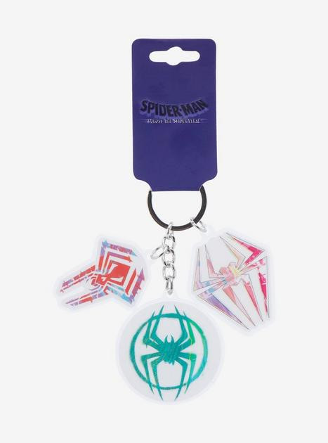 Marvel Spider-Man: Across the Spider-Verse Logo Keychain - BoxLunch Exclusive | BoxLunch
