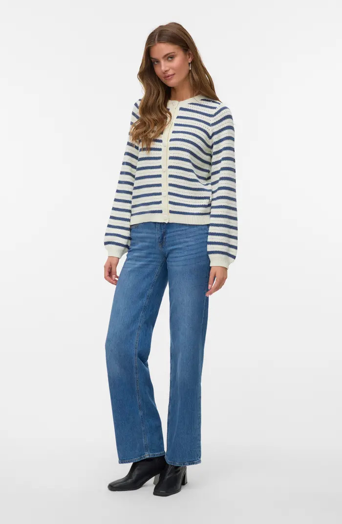 VERO MODA Gorgeous Stripe Cardigan | Nordstromrack | Nordstrom Rack