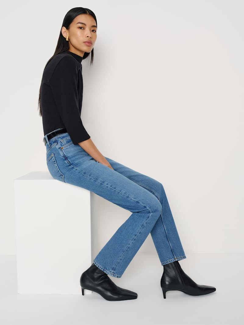 Remy Stretch Ankle Boot | Reformation (Global)