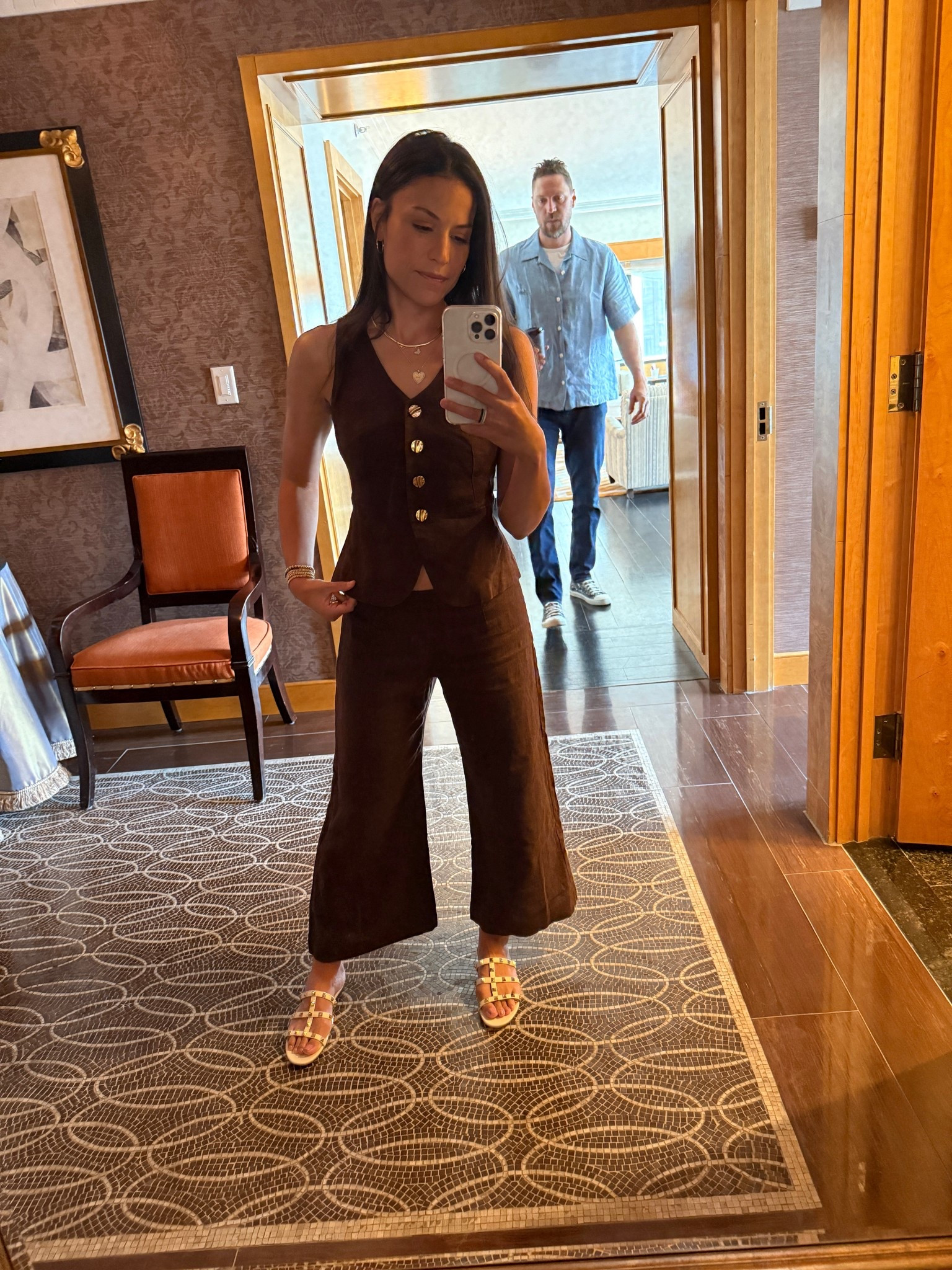 Love this matching set from Banana Republic !