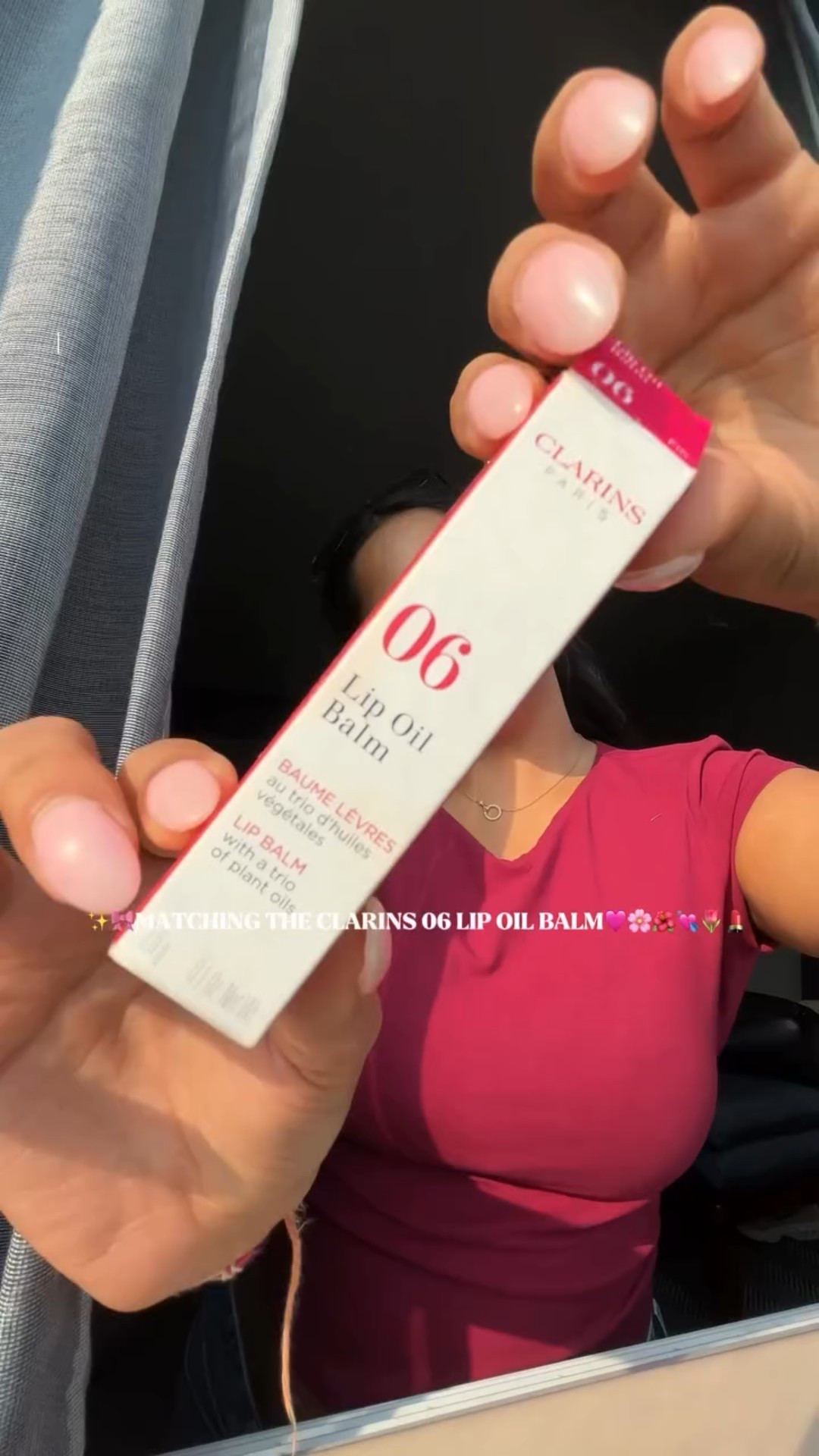 gifted by Clarins 

LOVE A NEW LIPPIE✨🎀🌸🌷🎀💄🍬🧞‍♀️🩷🦩👛

@clarinsusa 

#selfcare #motivation #twenties #brown #nyc #nj #23 #growth #lipproducts #matchingtopsandlips #maroonlip #lipoilbalm #clarins #nyc #20s

#LTKBeauty #LTKFindsUnder50 #LTKStyleTip