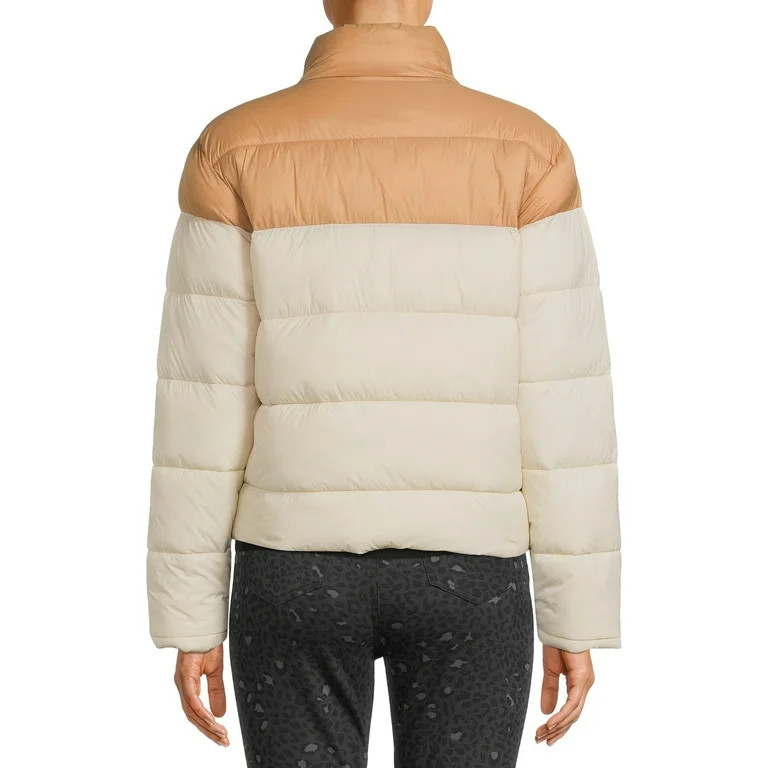 Time and Tru Women's and Plus Puffer Jacket - Walmart.com | Walmart (US)