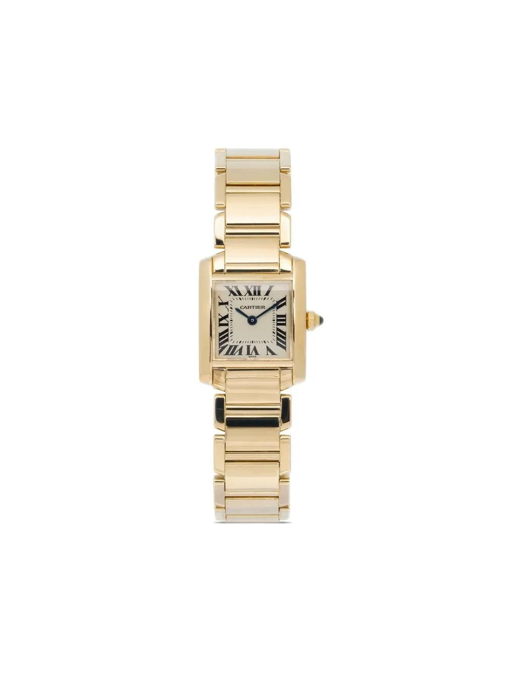 Cartier pre-owned Tank Française 25mm - Farfetch | Farfetch Global
