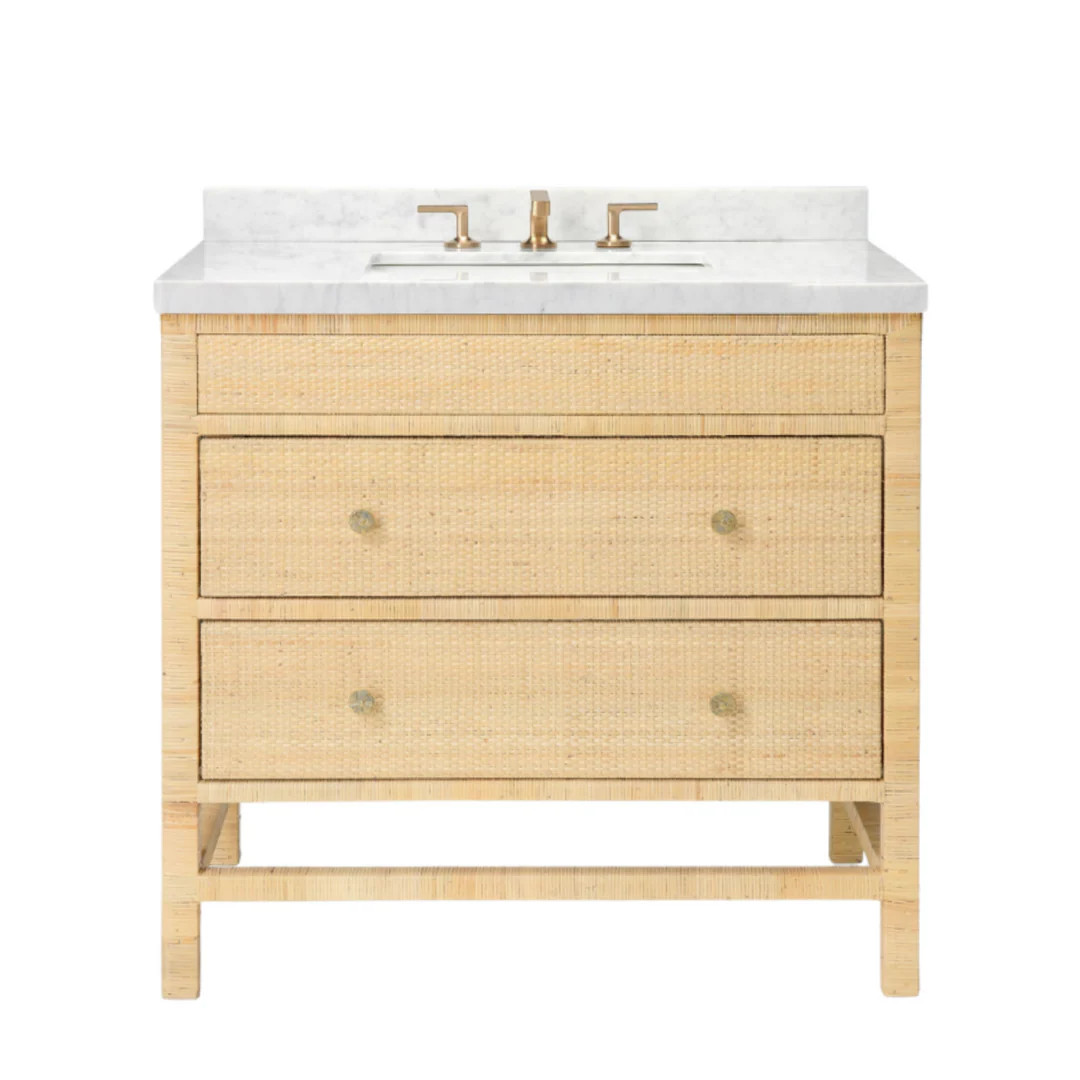 Avalon Freestanding Vanity - Natural | Cailini Coastal