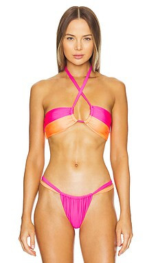 Lovers and Friends Lucky Girl Top in Pink & Orange from Revolve.com | Revolve Clothing (Global)