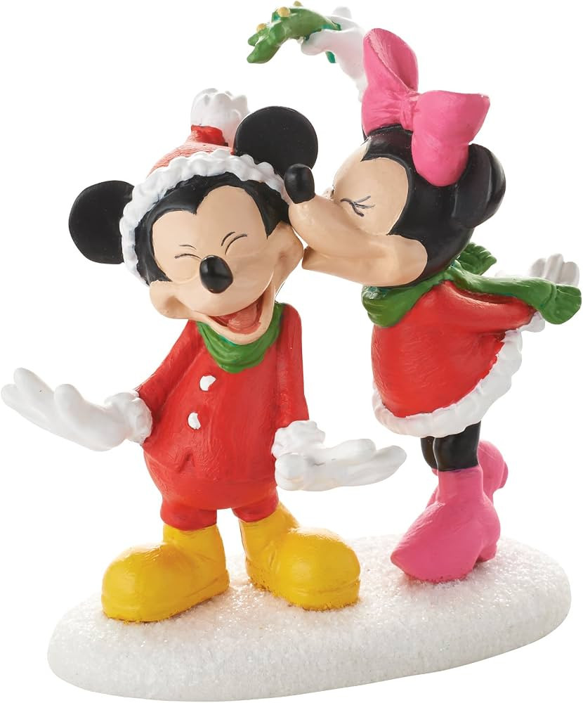 Department 56 Disney Village Mickey's Christmas Kiss Accessory Figurine, 2.5 inch | Amazon (US)