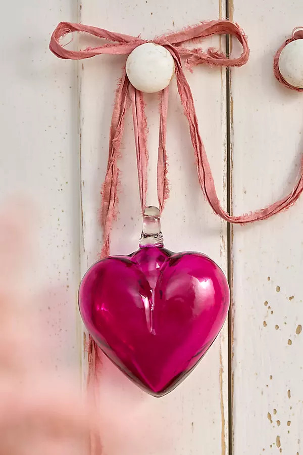 Recycled Glass Heart | Anthropologie (US)