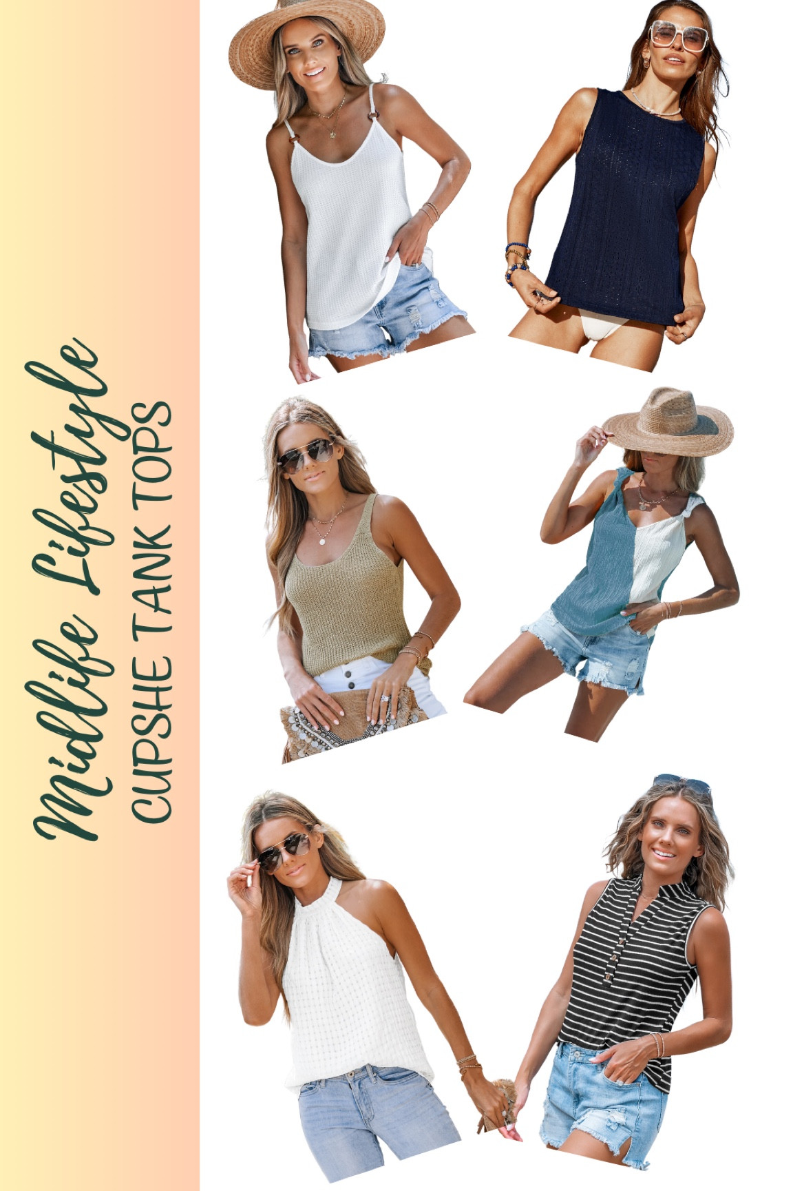 Obsessed with these tank tops from CUPSHE! 😍 

Perfect for layering or rocking solo on warm days. Soft, comfy, and cute—what more could you want? 🌞💛 

Which one is your go-to for summer style? 

#LTKfinds #CUPSHE #CasualChic #SummerVibes

#LTKStyleTip #LTKActive #LTKFindsUnder50