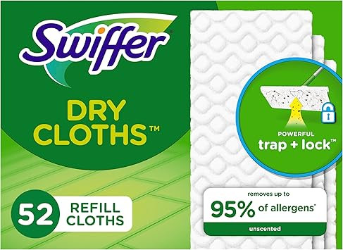 Swiffer Sweeper Dry Mop Refills for Floor Mopping and Cleaning, All Purpose Floor Cleaning Produc... | Amazon (US)