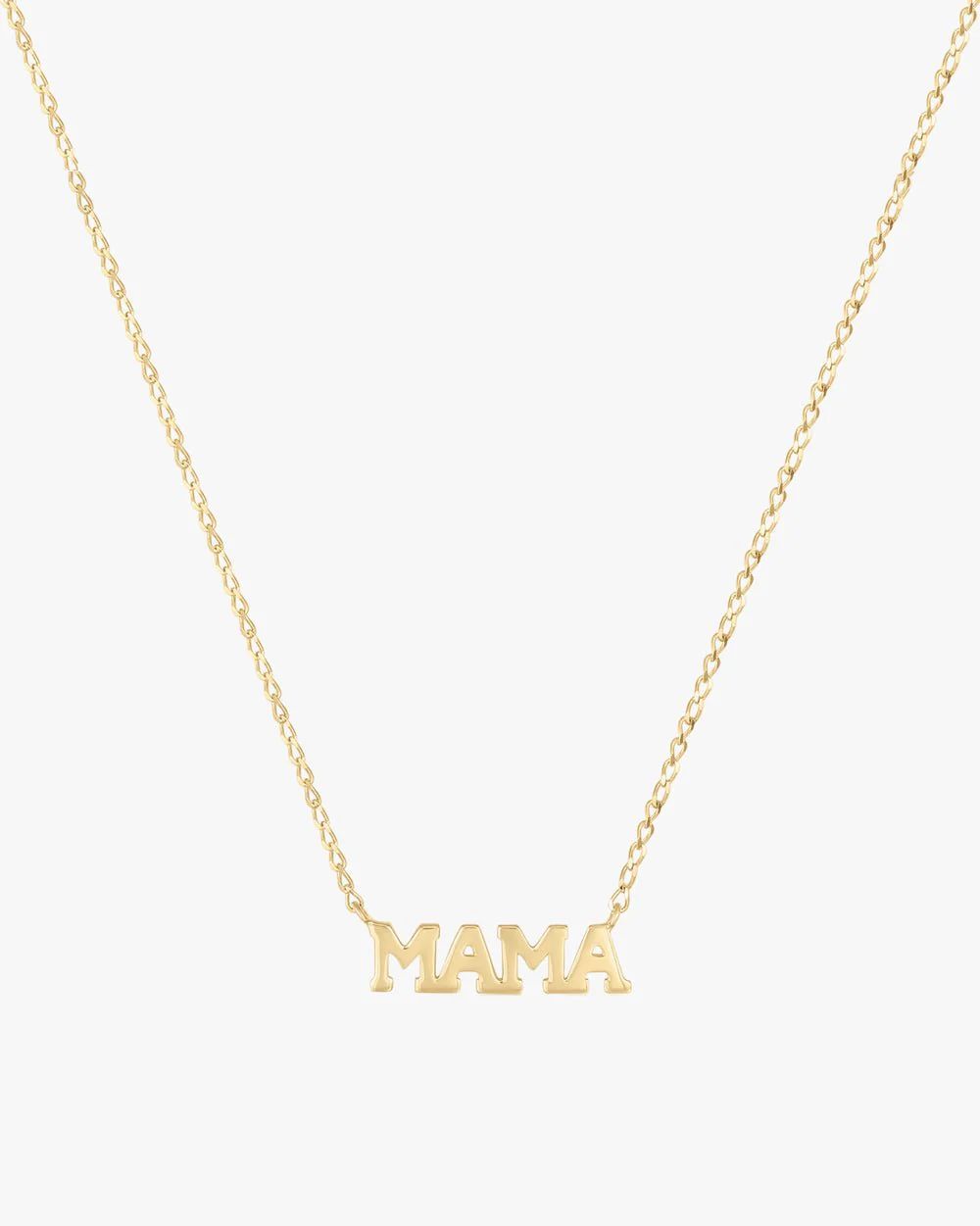 SANTA MONICA 14K GOLD MAMA NECKLACE | Cupcakes and Cashmere