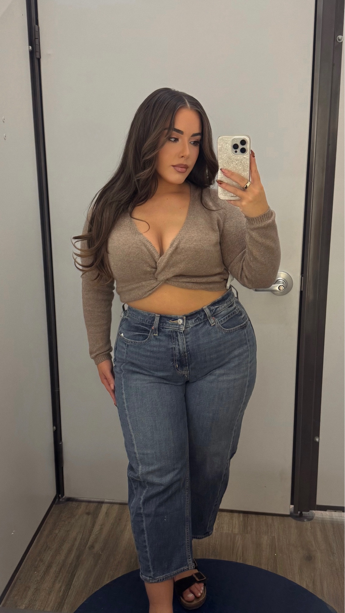 Old Navy new fall fashion: size medium twist front sweater & size 12 ankle barrel jeans

#LTKMidsize #LTKPetite #LTKStyleTip