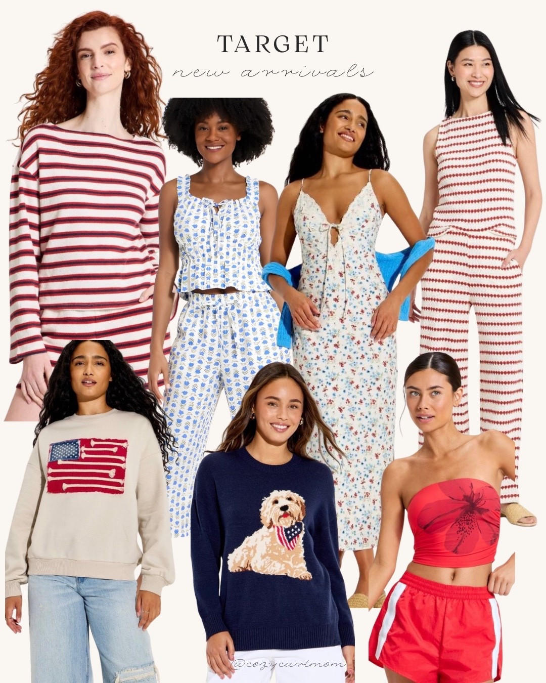 Target New Arrivals are so good it’s giving coastal but July 4th vibes! 🤍

#LTKU #LTKMothersDay #LTKootd