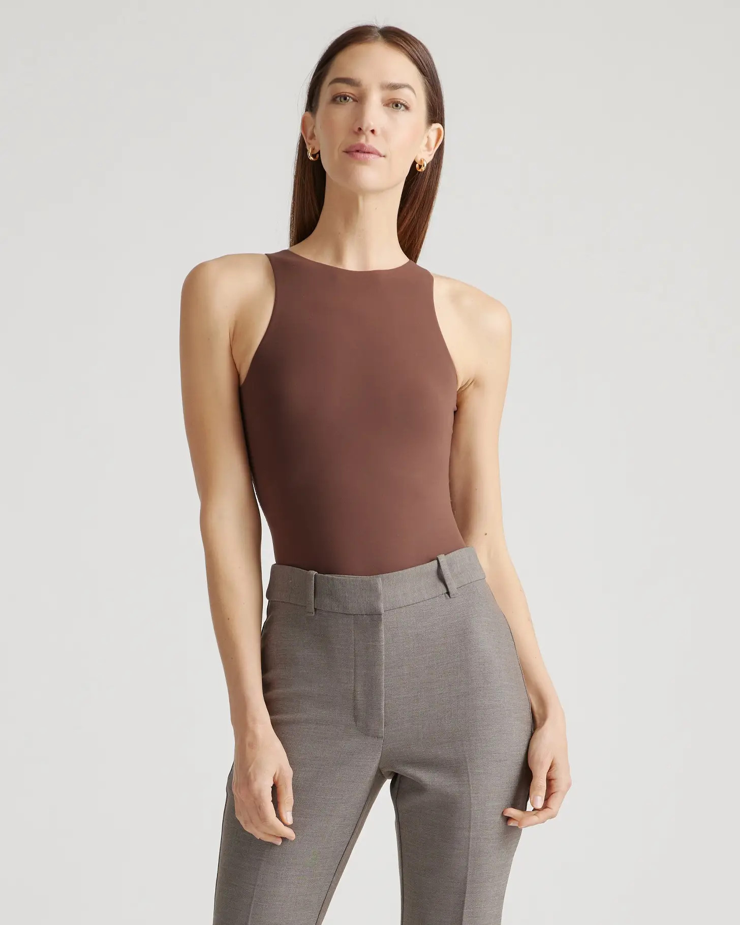 Second Skin High Neck Bodysuit | Quince