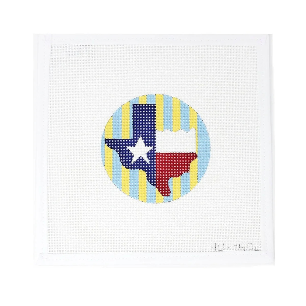 Texas Round Striped | Greystone Needlepoint