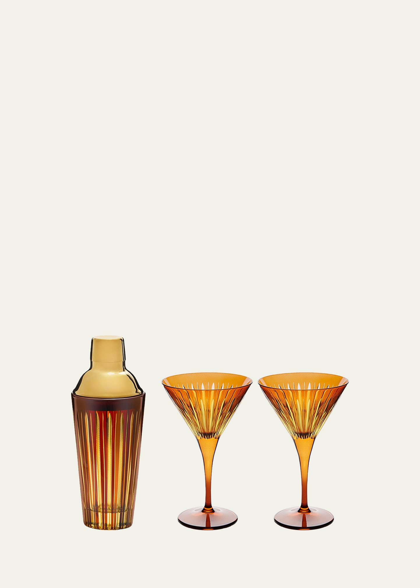 L'Objet Prism Cocktail Shaker & Martini Glass Set | Bergdorf Goodman