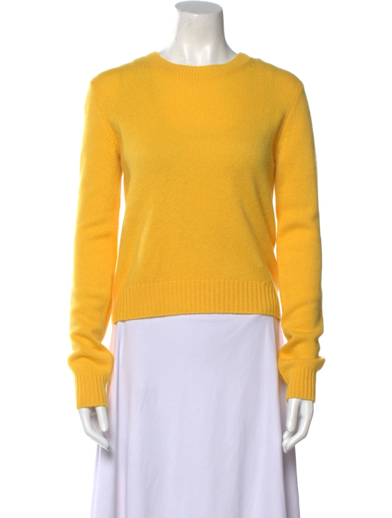 Lisa Yang Cashmere Crew Neck Sweater - Yellow Knitwear, Clothing - YLSYA22950 | The RealReal | The RealReal