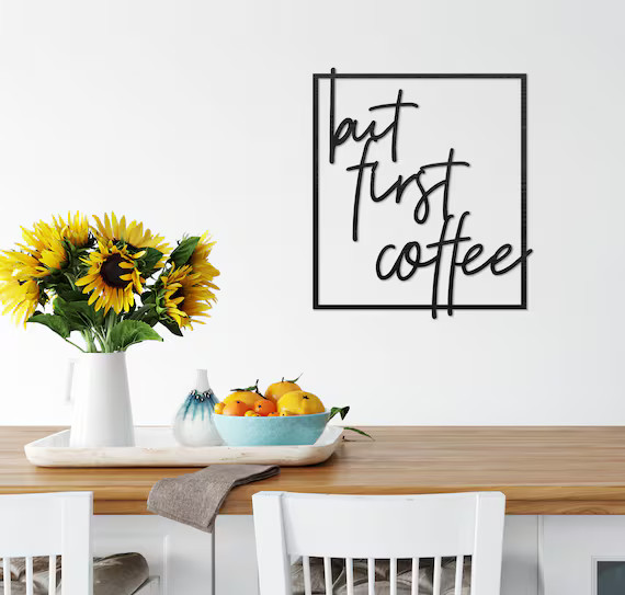 But First Coffee  Wall Sign  Wooden  Art Hallway Entrance | Etsy | Etsy (UK)