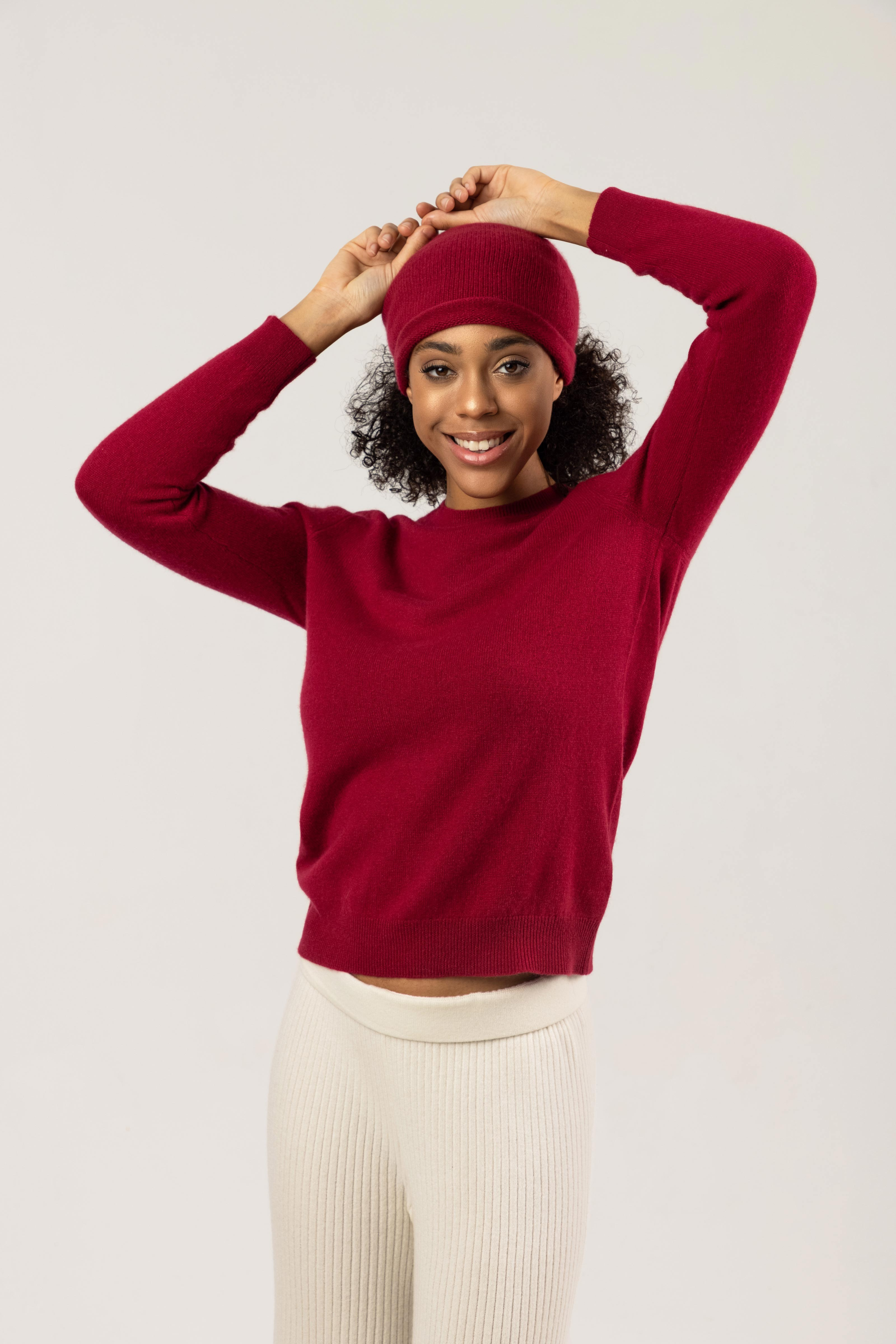 $79 Hat & Sweater | Gobi Cashmere