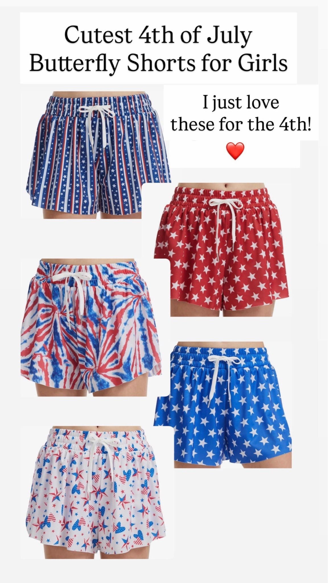 Cutest 4th of July shorts for girls

#LTKKids