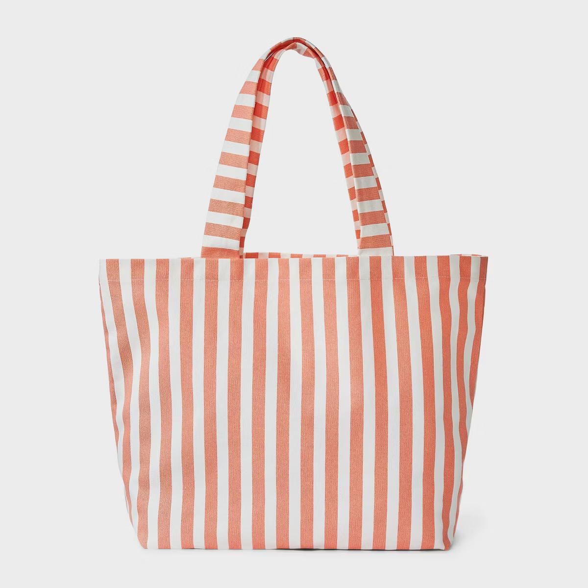 Canvas Beach Striped Tote Bag - Shade & Shore™ Pink | Target