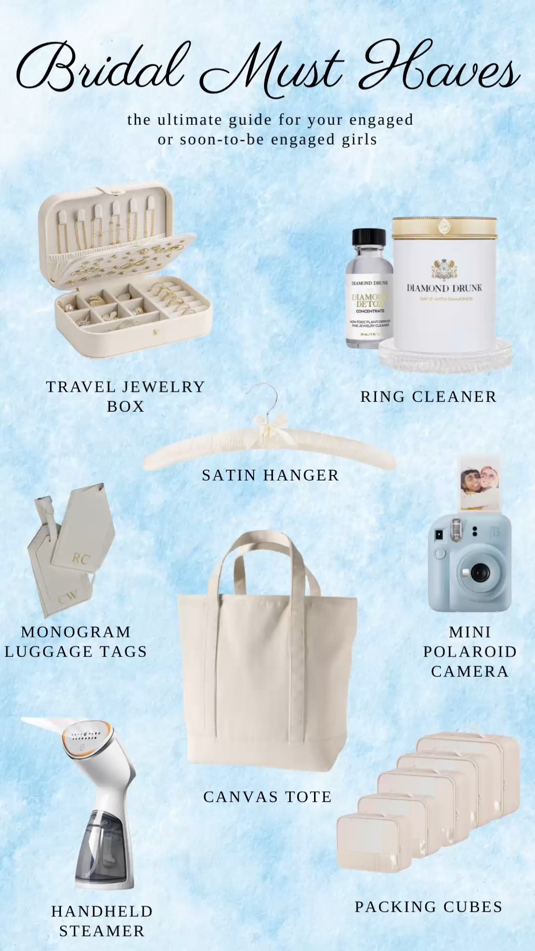 In the spirit of gift giving season, I’m sharing my favorite gifts for brides. Wedding planning is always more fun with a little help from family and friends 🤍

#LTKWedding #LTKFindsUnder50 #LTKGiftGuide