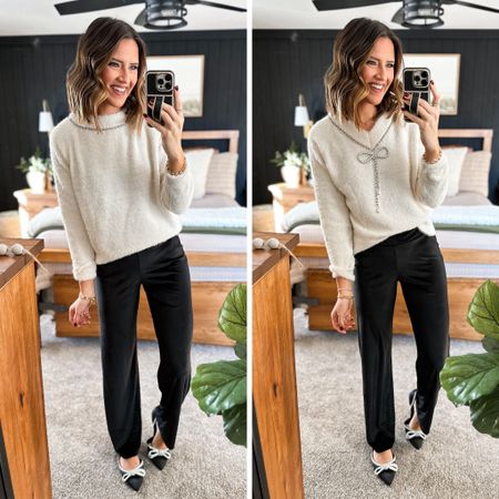 Maurices holiday outfit 

Sweater - small 
Pants - xs long 


#LTKfindsunder50 #LTKparties #LTKHoliday