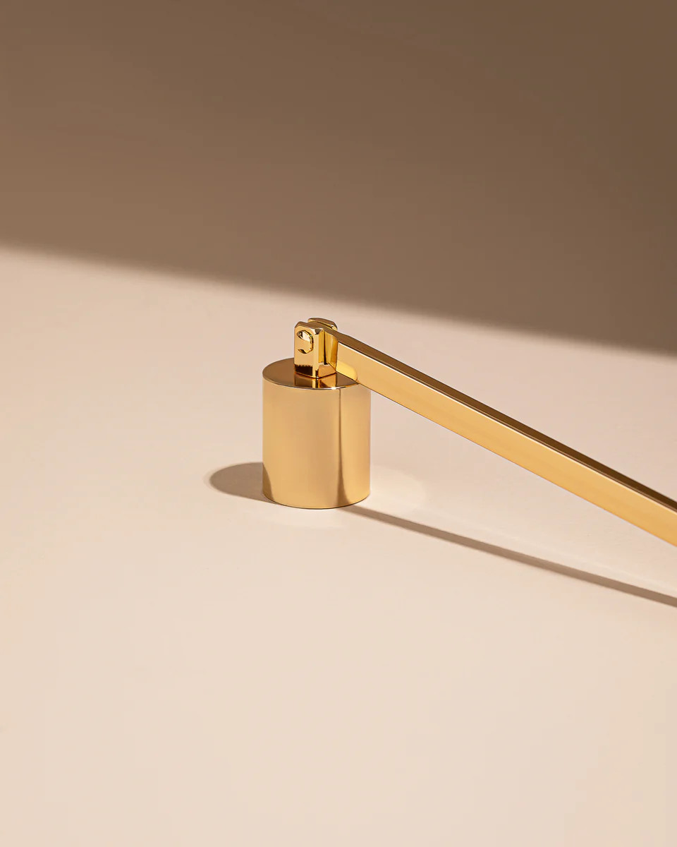 Gold Candle Snuffer | Hotel Lobby Candle