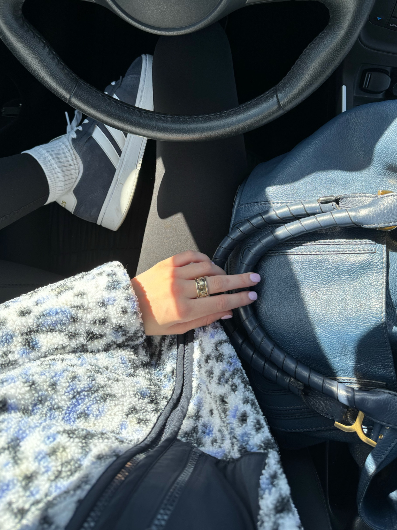 Fleece is the max and bag is by chloe