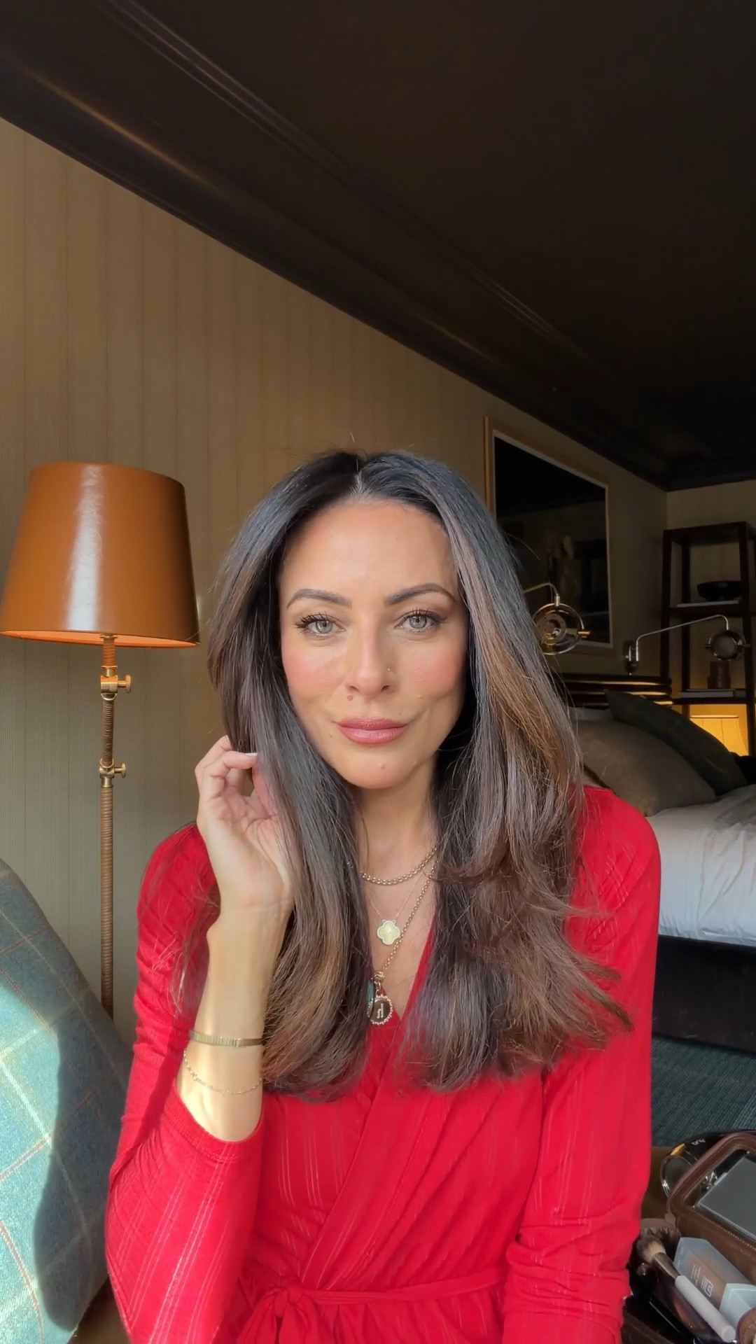 Use CODE: SPRINGSALE
Major dimensions: slow burn & alway on your mind
Foundation M. ph: medium 150 N
Foundation U Beauty: 05 Medium
Armani bronzer: 90
Concealer: medium neutral 2
Patrick ta powder duo: she’s sculpted 
Lipstick: Glowing Jen
Eyeliner: Bourbon
Lipstick Balm: Tickled Pink
Lipliner MUFE color extreme: Forever Walnut 
