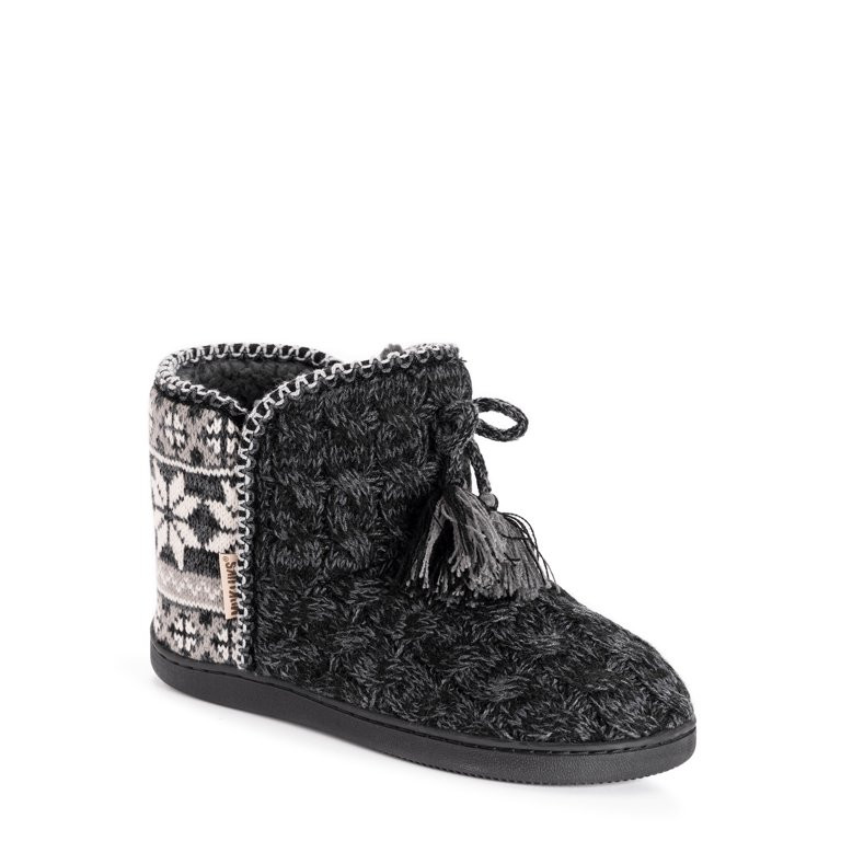 Muk Luks Women's Knit Back Bootie - Walmart.com | Walmart (US)