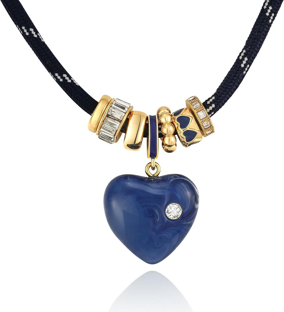 Paracord Rope Necklace with Pendant for Women | Amazon (US)