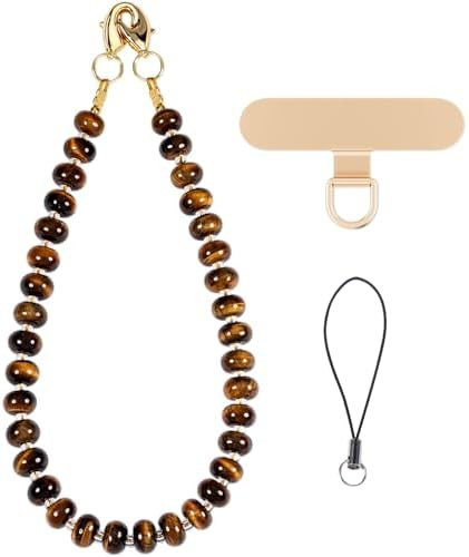 Beaded Phone Charm Wrist Strap with Tether Tab,Camera Lanyard | Amazon (US)