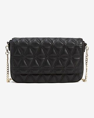 Triangle Quilted Crossbody Bag | Express