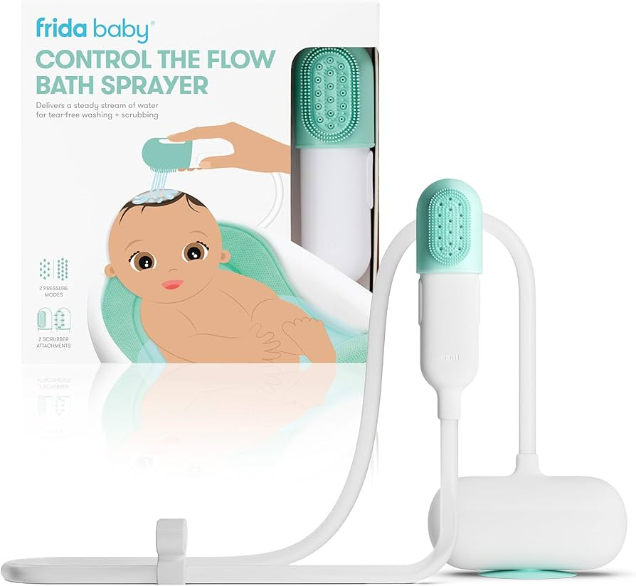 Frida Baby Control The Flow Bathtub Sprayer Attachment for Baby Bathtub, Baby Bath Shower Head wi... | Amazon (US)