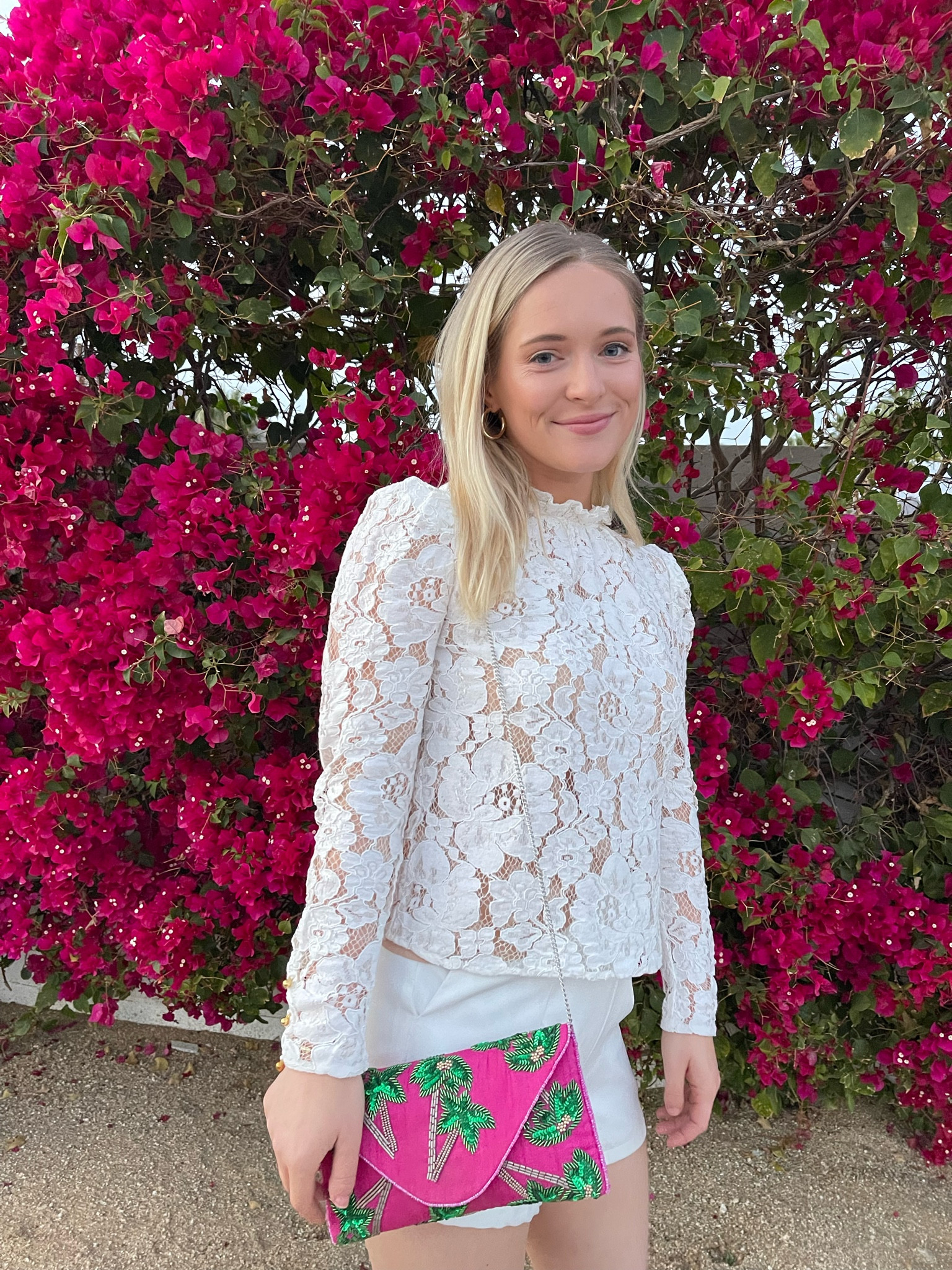 Wore this to a bachelorette party in Palm Springs! The purse was such a fun statement piece and I got a ton of compliments 🩷🌴

#LTKfindsunder100 #LTKstyletip #LTKitbag