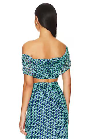 House of Harlow 1960 x REVOLVE Didier Top in Blue Multi from Revolve.com | Revolve Clothing (Global)
